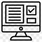 Online Registration Icon - Online Application Form Vector - Free  Transparent PNG Clipart Images Download